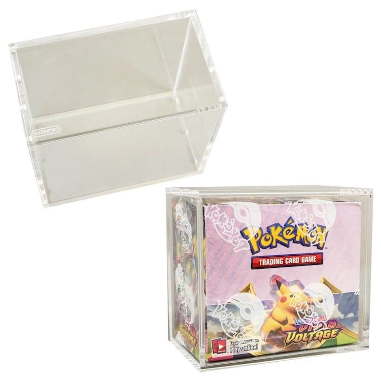 EVORETRO - Acrylic Magnetic Protector Display 36 Boosters Pokemon 1pz - 3701492104852