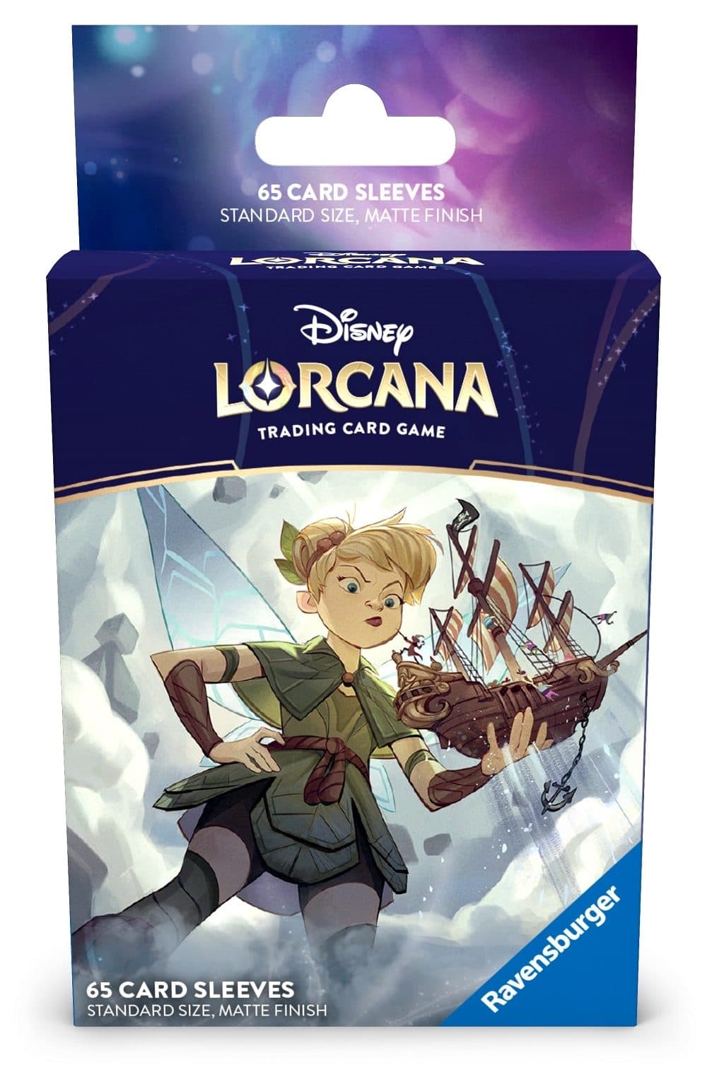 RAVENSBURGER Disney: Lorcana - Set 8 Il Regno di Jafar - 65 Buste Protettive - Tinker Bell - - Ravensburger TCG 4050368985323