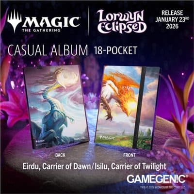 GAMEGENIC Magic: The Gathering - Lorwyn Eclipsed - 18-Pocket Album - Eirdu/Isilu - 4251715423110