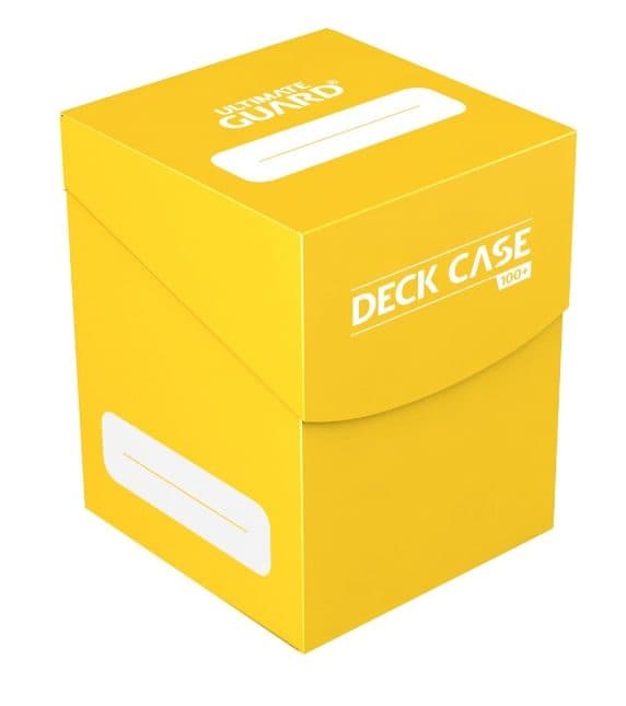ULTIMATE GUARD Deck Case 100+ Standard Size Yellow - 4260250075579
