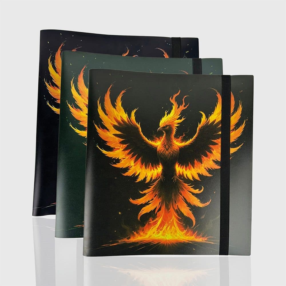PHOENIX SHIELD Album Flex Toploader 9 Pockets / 12 Pages Phoenix Mix Color - 5412128692374