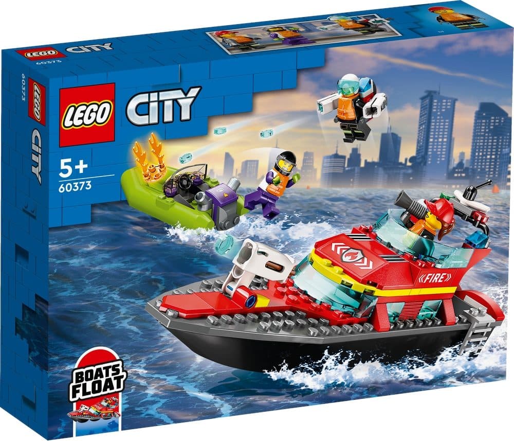 LEGO 60373 CITY - Barca di soccorso antincendio - 5702017416335