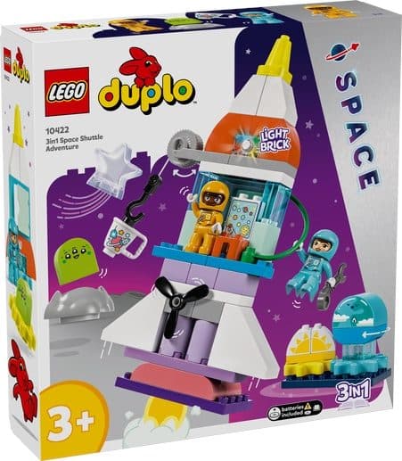 LEGO 10422 DUPLO - Avventura dello Space Shuttle 3 in 1 - 5702017583778