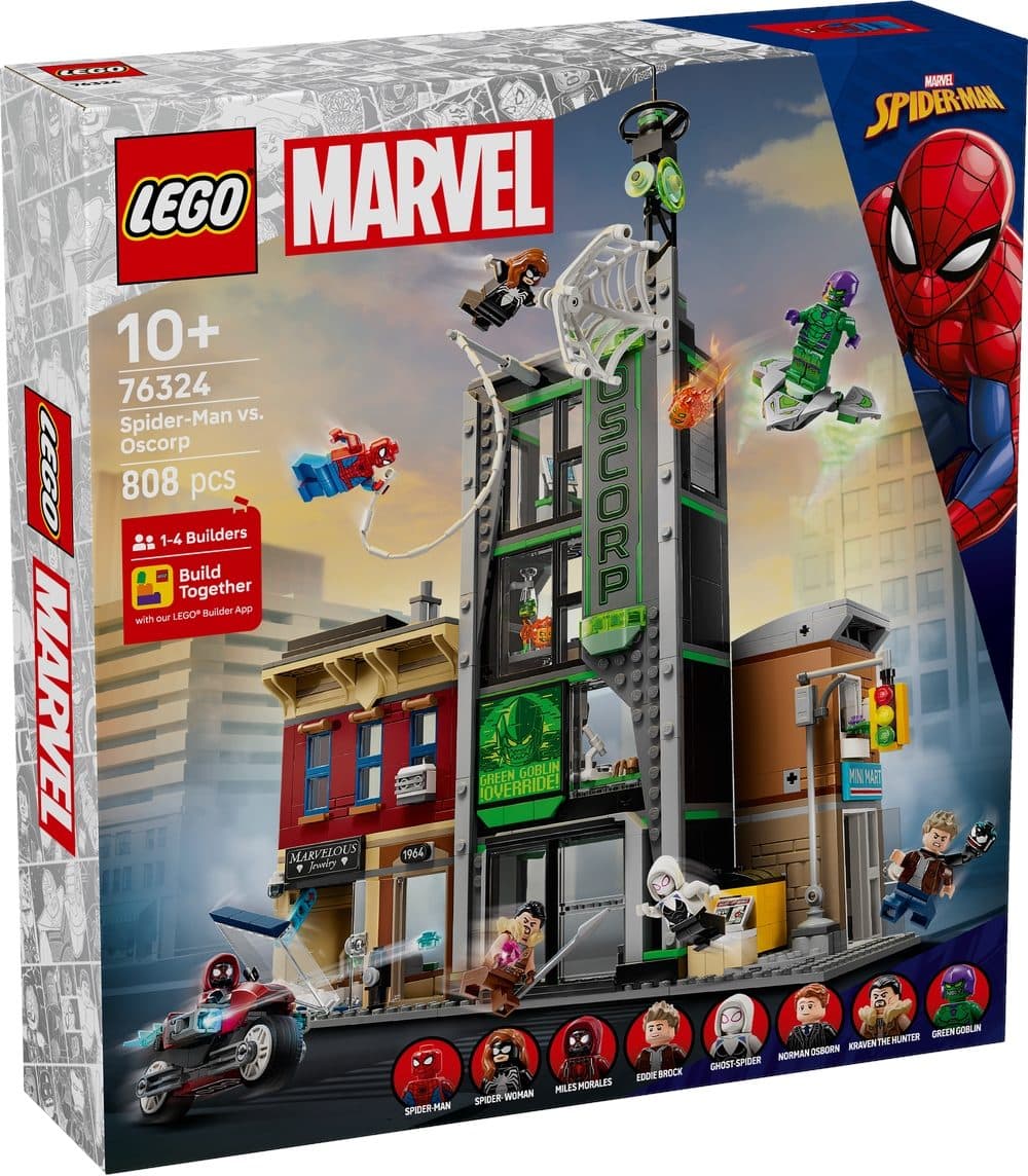 LEGO 76324 SUPER HEROES MARVEL - Spider-Man contro Oscorp - 5702017817965
