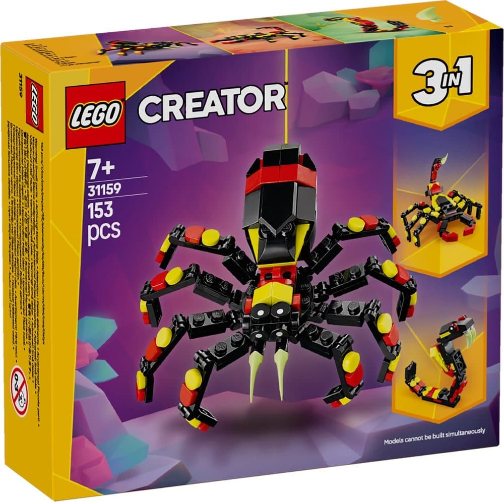 LEGO 31159 CREATOR - Animali selvatici: ragno trasformista - 5702017822242