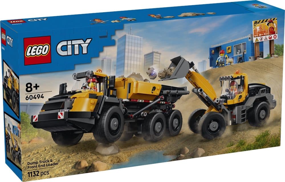 LEGO 60494 CITY - Camion ribaltabile e pala meccanica - 5702018056851