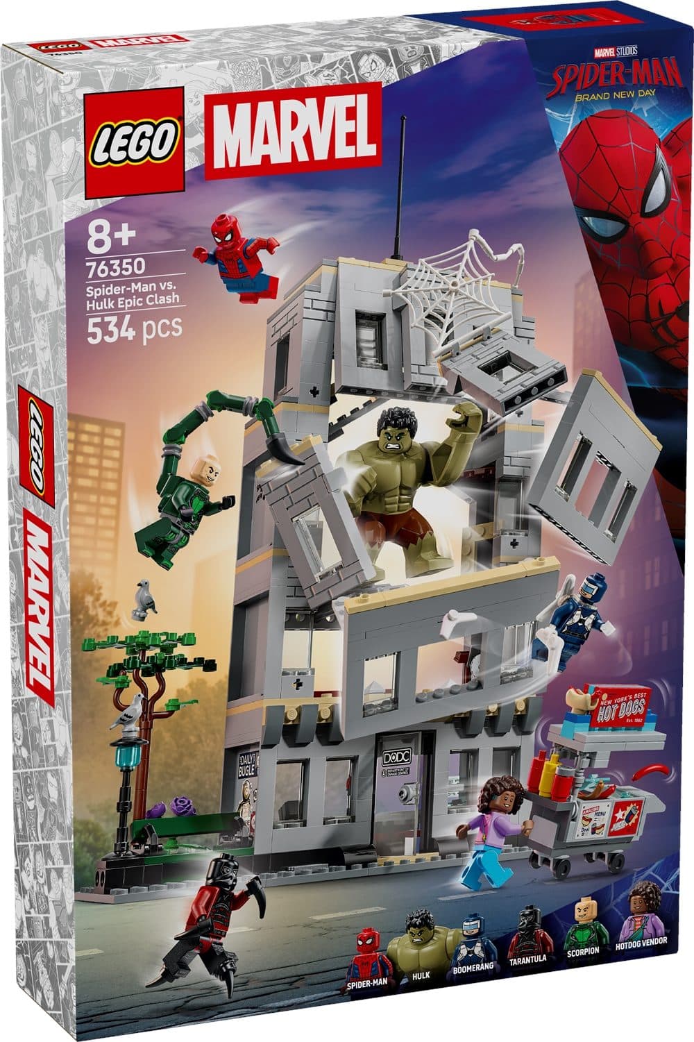 LEGO 76350 SUPER HEROES MARVEL - Scontro epico: Spider-Man vs. Hulk - 5702018063330