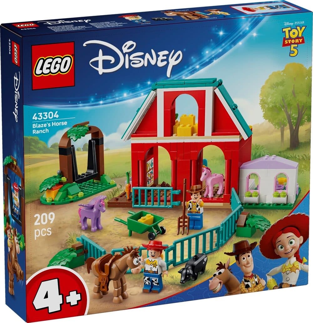 LEGO 43304 DISNEY Pixar - Il ranch dei cavalli di Blaze V29 - 5702018066928