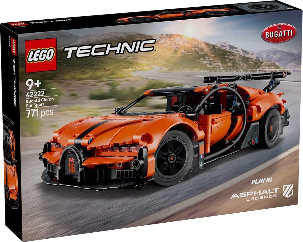 LEGO 42222 TECHNIC - Hyper Car Bugatti Chiron Pur Sport - 5702018067505