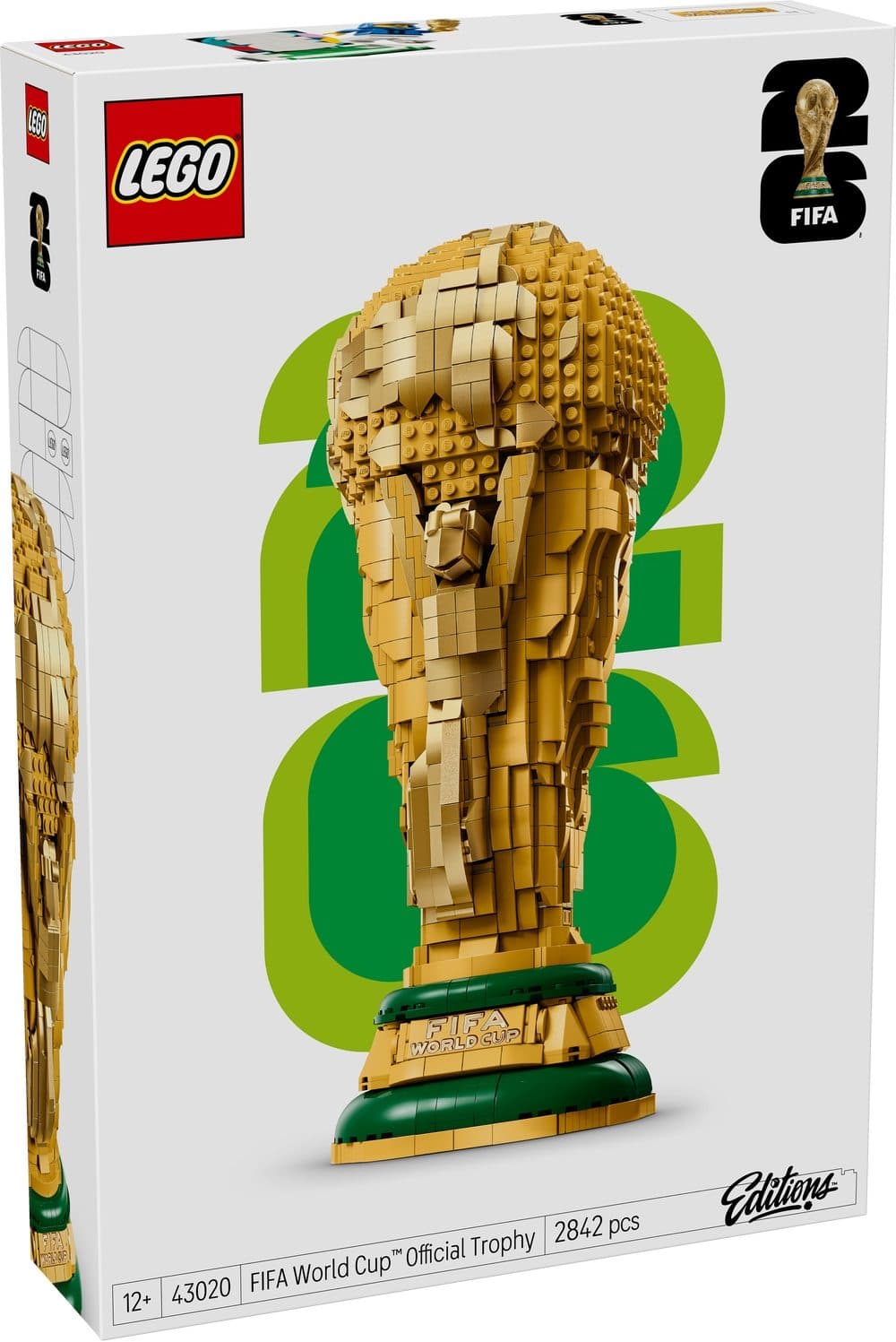 LEGO 43020 EDITIONS FOOTBALL - Trofeo ufficiale Coppa del Mondo FIFA - 5702018069608