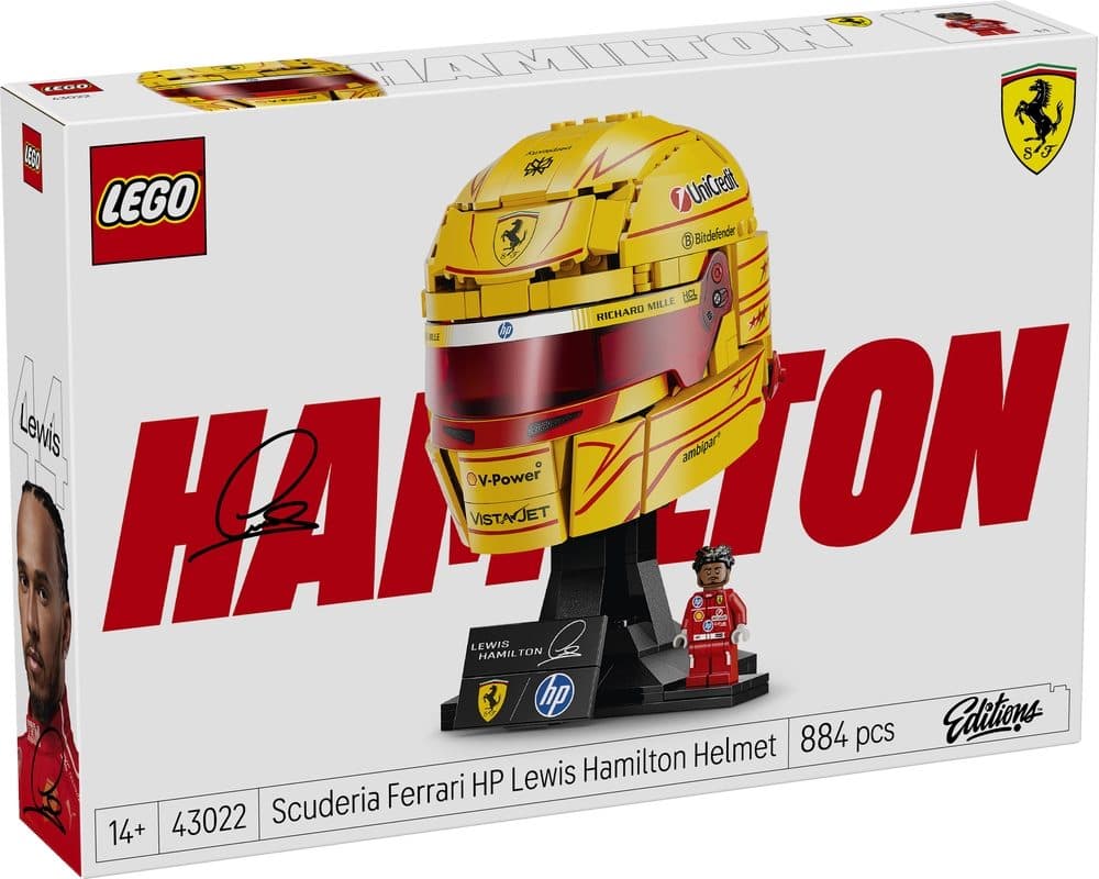 LEGO 43022 EDITIONS VEHICLES - Casco di Lewis Hamilton Scuderia Ferrari HP - 5702018069615