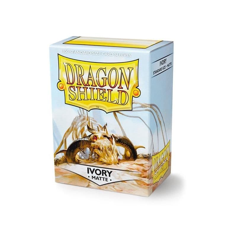 DRAGON SHIELD Standard Sleeves - Matte Ivory (100 Sleeves) - 5706569110178