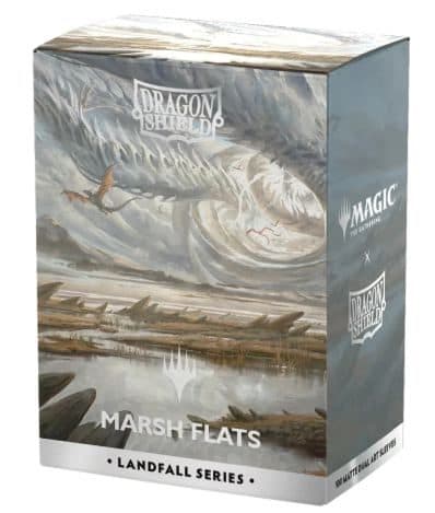 DRAGON SHIELD Matte Landfall Series - March Flats (100 Bustine protettive) - 5706569165055