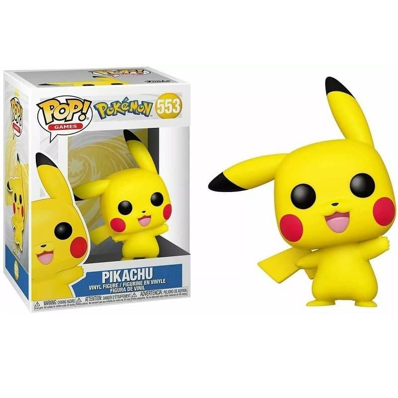 FUNKO POP Pokemon - 553 Pikachu (Waving) 9 cm - 889698432634