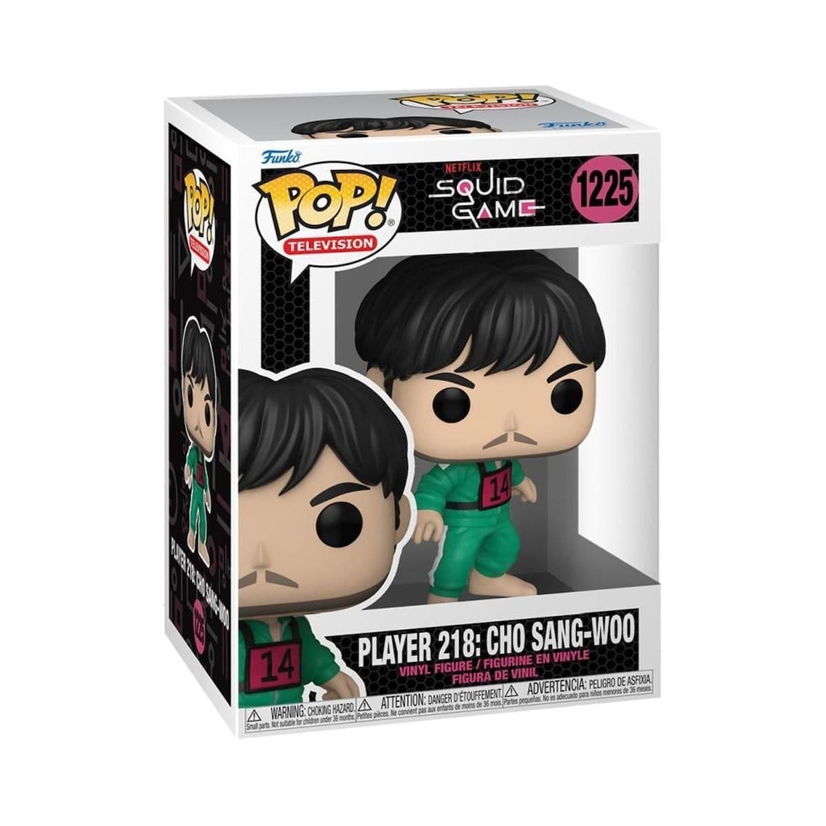 FUNKO POP Squid Game - 1225 Cho Sang-Woo 218 9 cm (DAMAGED BOX) - 889698647984D