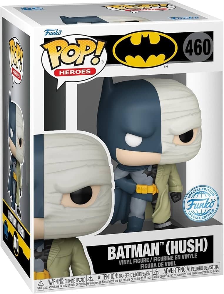 FUNKO POP DC Comics - 460 Batman Hush (Exclusive, possibile allocazione) 9 cm (DAMAGED BOX) - 889698669061D