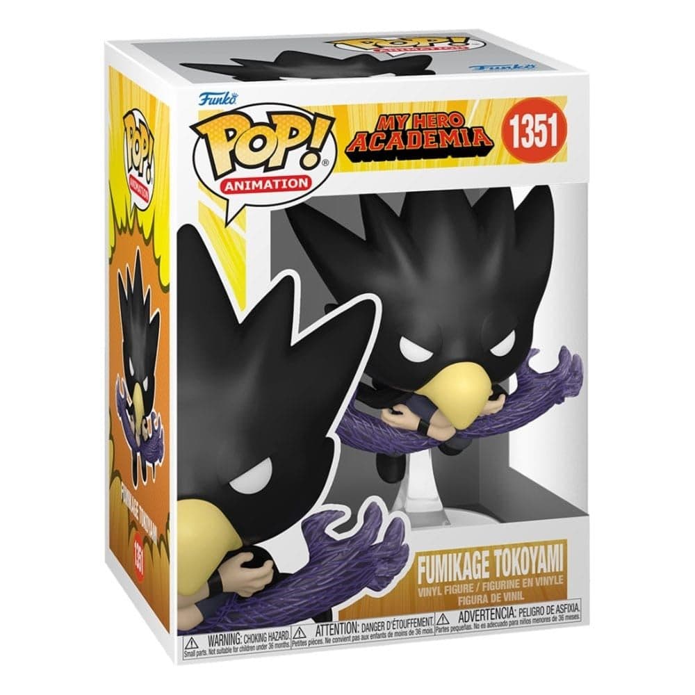 FUNKO POP My Hero Academia - 1351 Tokoyami (FA) 9 cm (DAMAGED BOX) - 889698673327D