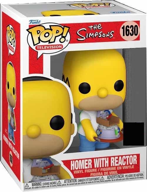 FUNKO POP The Simpsons - 1630 Homer w/Reactor (Exclusive) 9 cm (DAMAGED BOX) - 889698787819D