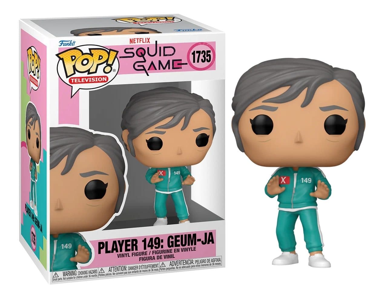 FUNKO POP Television Squid Game N° 1735 - Player 149 Geum-Ja 9cm - 889698797313