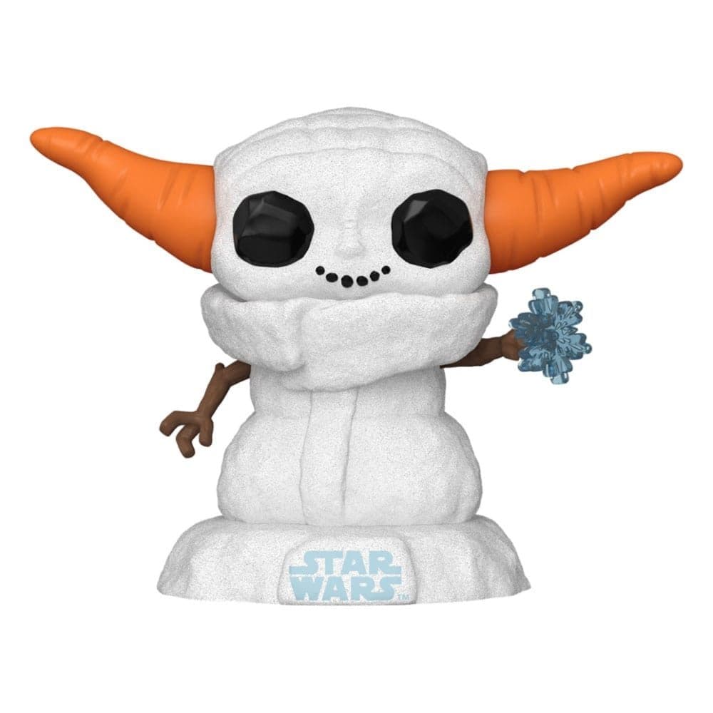 FUNKO POP Star Wars: Mando HLDY- Grogu SNWMN 9 cm - 889698800112