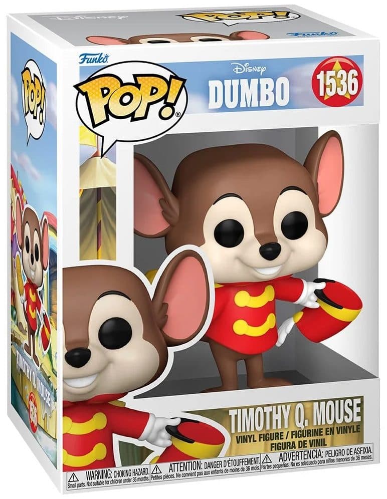 FUNKO POP Disney: Dumbo S3– Timothy Q.Mouse 9 cm - 889698802086