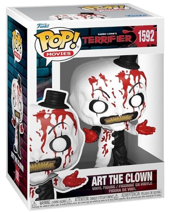 FUNKO POP Movies: Terrifier 2- Art the Clown (Bloody) 9 cm (DAMAGED BOX) - 889698807074D