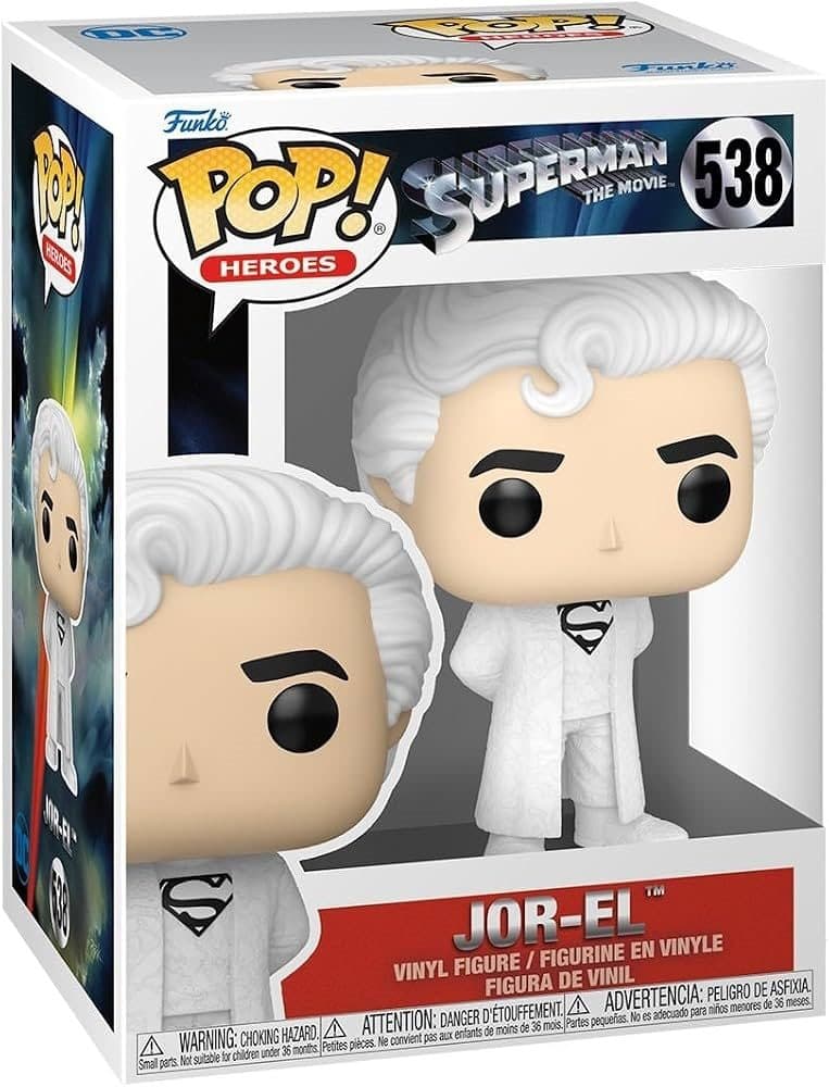 FUNKO POP Movies: Superman(1978)- Jor-EL 9 cm (DAMAGED BOX) - 889698807630D