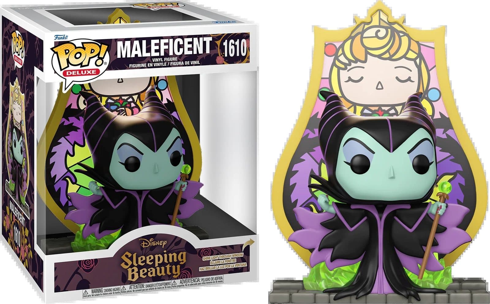 FUNKO POP Deluxe: Villains- Maleficent(Glass) - 889698816786