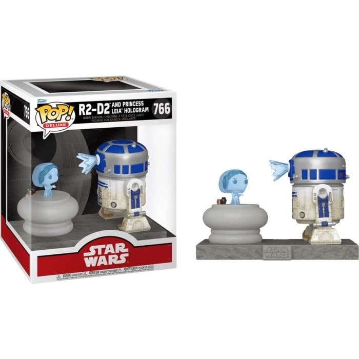 FUNKO POP Deluxe: Star Wars S9-R2-D2 w/Leia - 889698837996