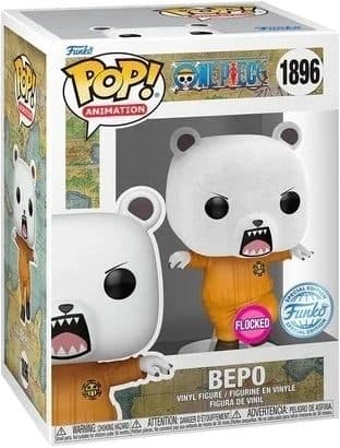 FUNKO POP One Piece -1896 Bepo (Flocked) (Exclusive) 9 cm - 889698849876