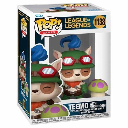 FUNKO POP&Buddy: League of Legends- Teemo w/Shroom 9 cm - 889698861137