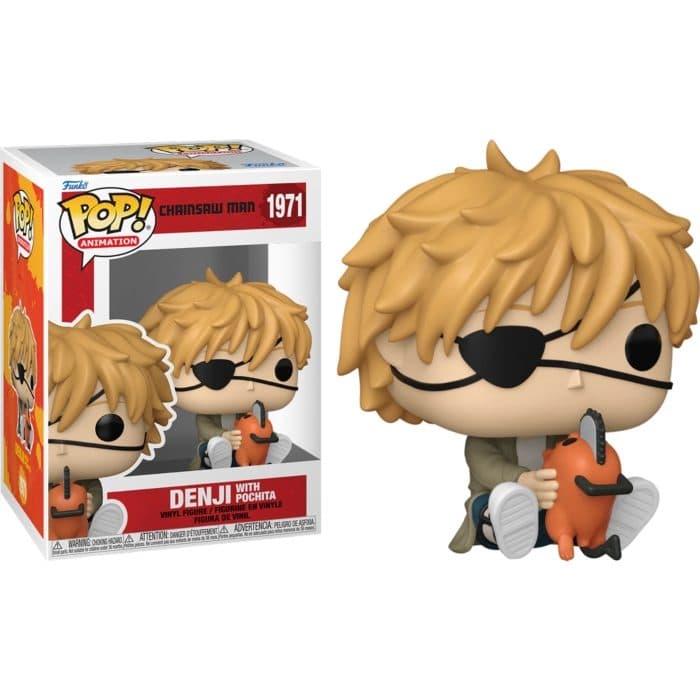 FUNKO CHAINSAW MAN - POP Animation N° 1971 - Denji & Pochita 9 cm - 889698864848