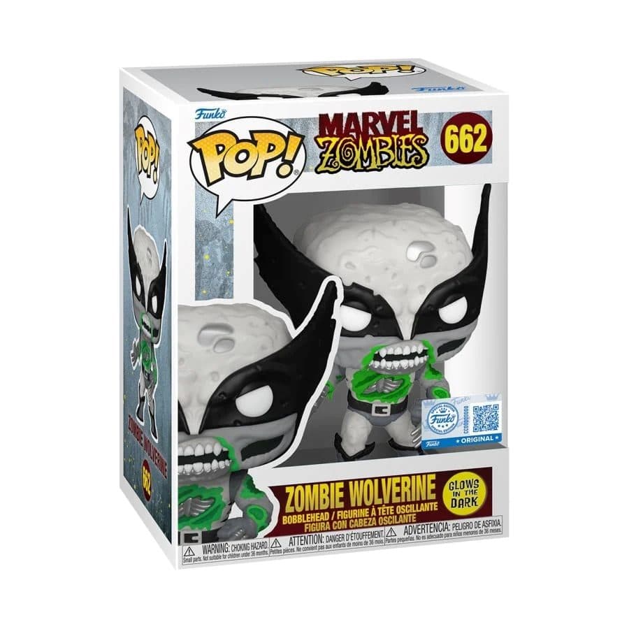 FUNKO POP Marvel: Zombies - Wolverine (B&W) (Exclusive) 9 cm - 889698882613