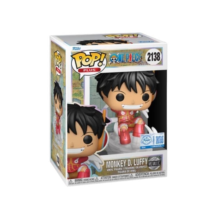 FUNKO POP Animation: One Piece - Luffy (Egghead) (Exclusive) 9 cm - 889698882996