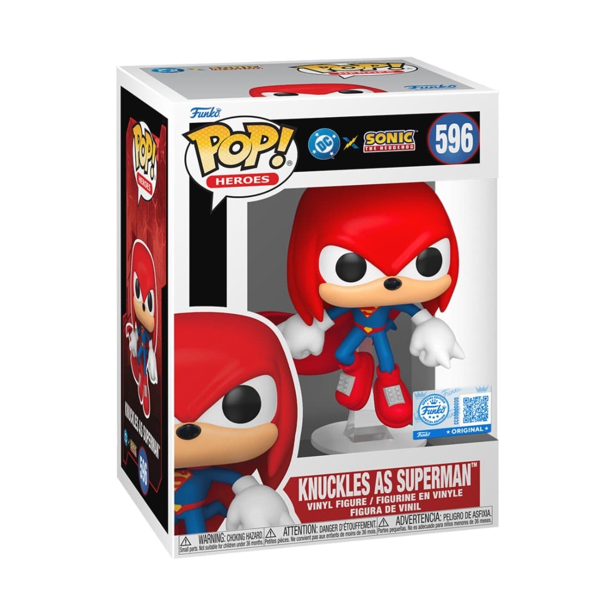 FUNKO POP Heroes: Justice League of America & Sonic- Knuckles/Superman 9 cm - 889698889087