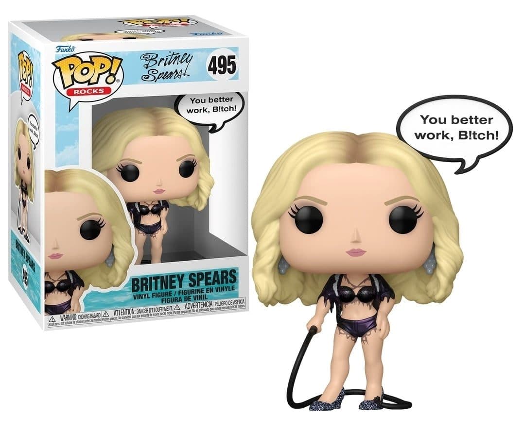 FUNKO POP Rocks: Britney Spears - 495 Britney Spears You Better Work, Bitch 9cm - 889698901369
