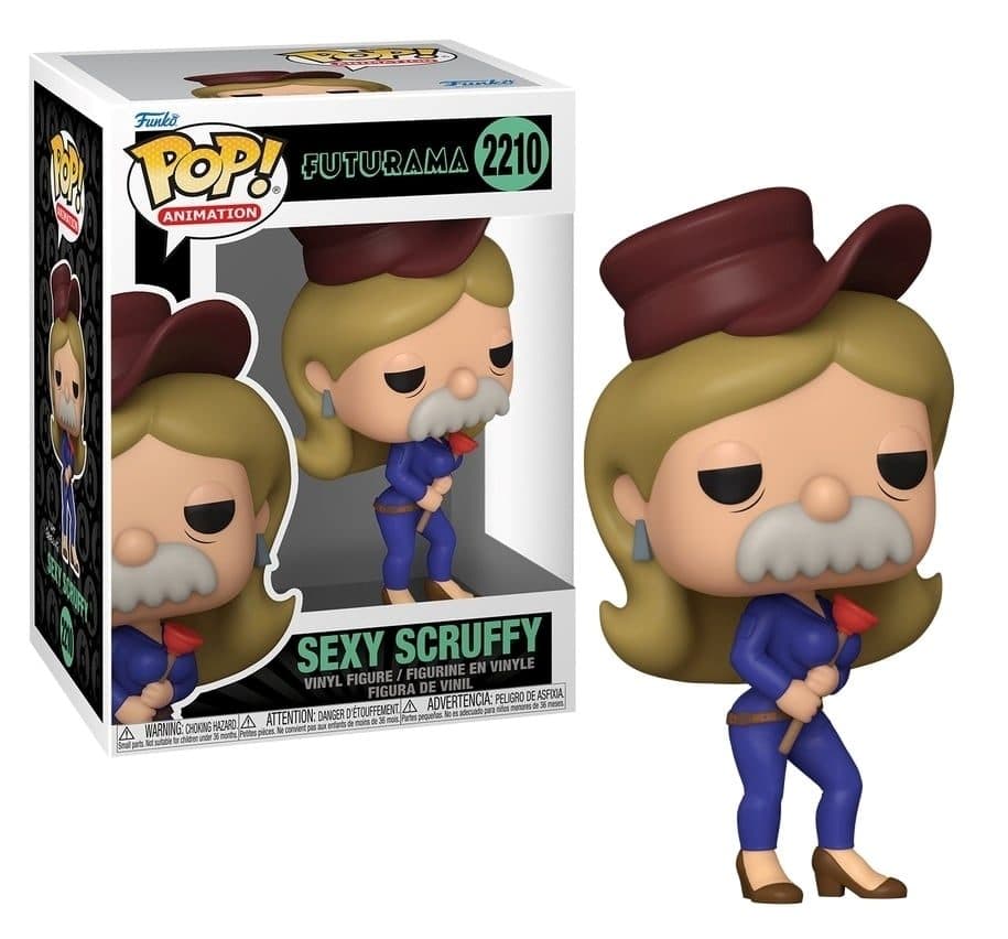 FUNKO POP Animation: Futurama - 2210 Sexy Scruffy 9cm - 889698904292