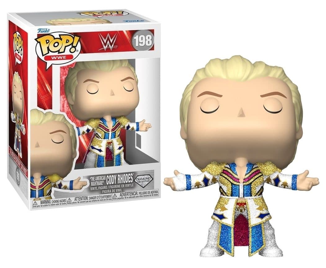 FUNKO POP WWE - 198 Cody Rhodes (Diamond) 9cm - 889698905343