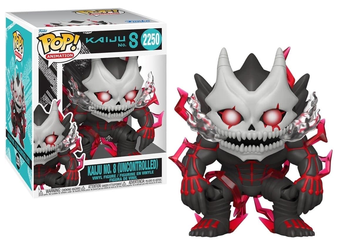 FUNKO POP Super Animation: Kaiju No8 - 2250 Kaiju No8 (Uncontrolled) - 889698905787