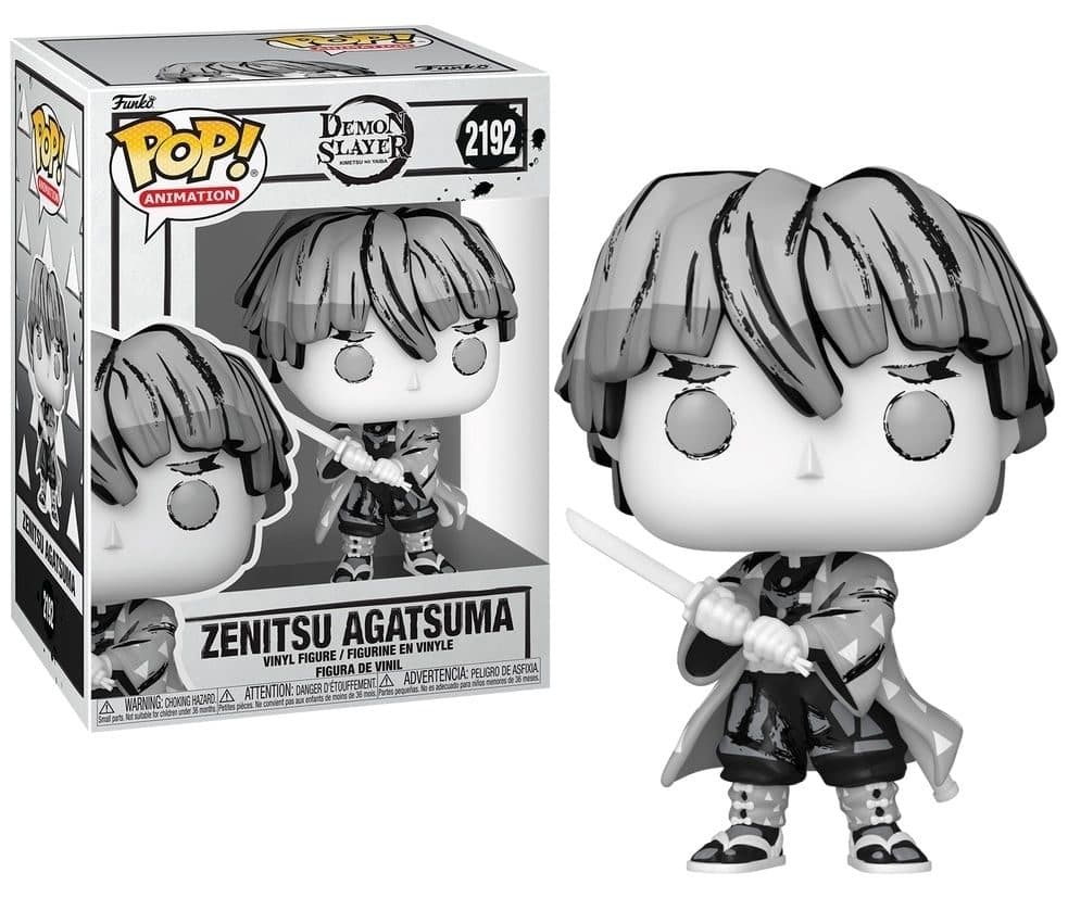FUNKO POP Animation: Demon Slayer -2192 Zenitsu Agatsuma (Sumi Ink) 9cm - 889698906036