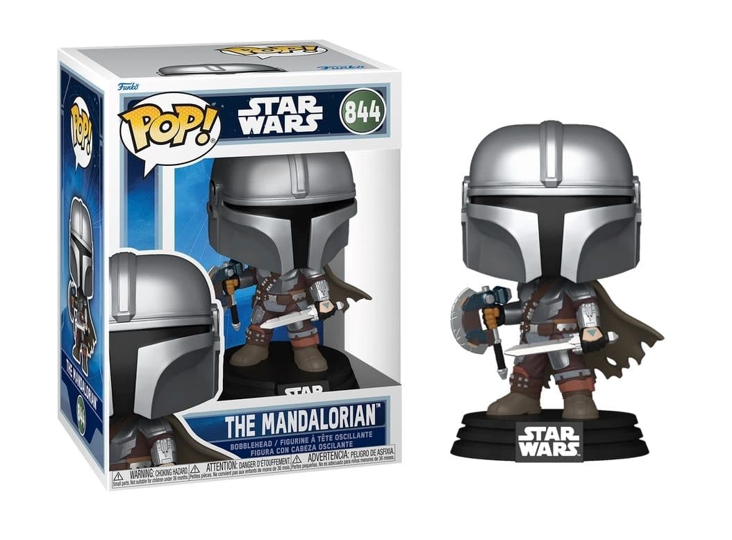 FUNKO POP Star Wars: The Mandalorian - 844 The Mandalorian Dual Wield 9cm - 889698908245