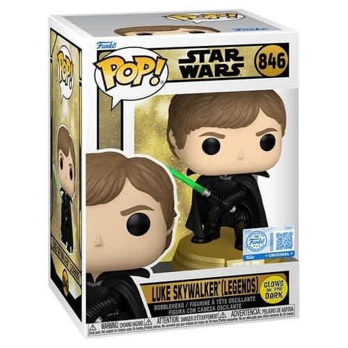 FUNKO POP Star Wars - 846 Luke Skywalker (Legends) (Glows in The Dark) (Exclusive) 9cm - 889698908740
