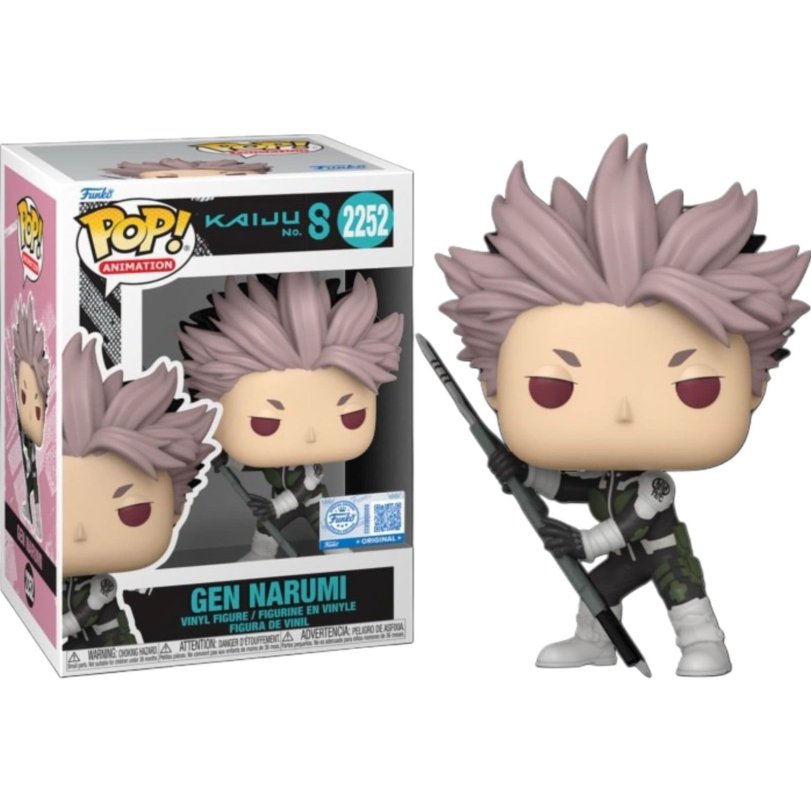 FUNKO POP Animation: Kaiju No.8 - 2252 Gen Narumi (Exclusive) 9cm - 889698916561
