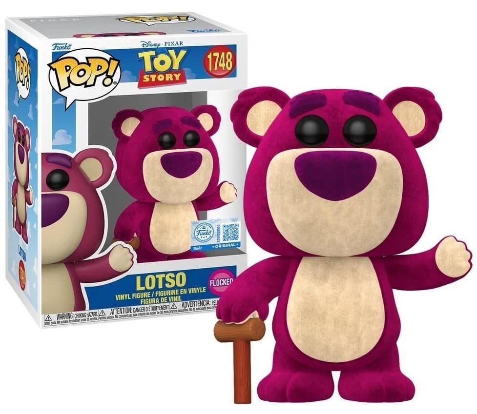 FUNKO POP Disney: Toy Story - 1748 Lotso (Flocked) (Exclusive) 9cm (DAMAGED BOX) - 889698920551D