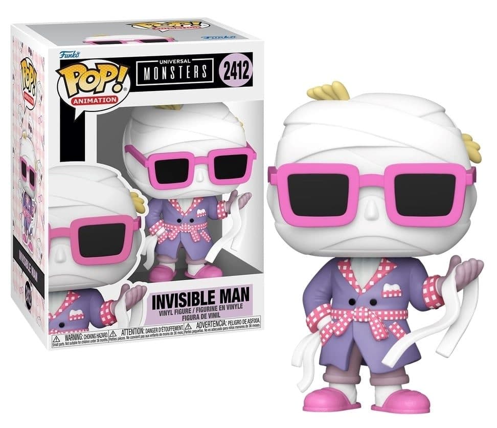 FUNKO POP Movies: Universal Monsters - 2412 Invisible Man With Chase 9cm - 889698928830