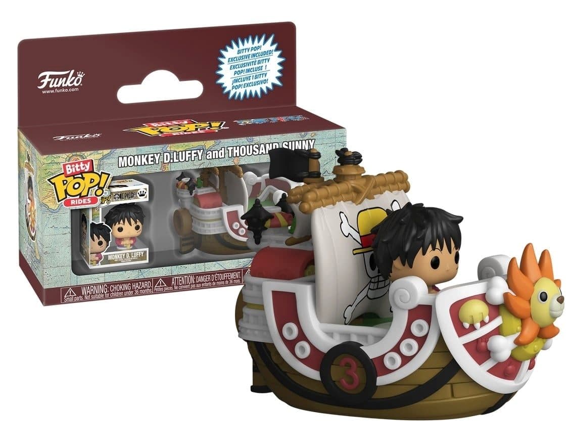 FUNKO Bitty POP Ride One Piece - Monkey D. Luffy And Thousand Sunny - 889698929653