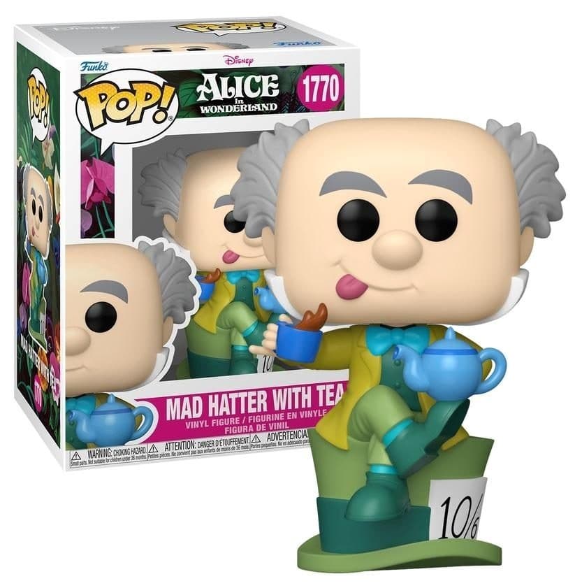 FUNKO POP Disney: Alice In Wonderland - 1770 Mad Hatter With Tea 9cm - 889698932028