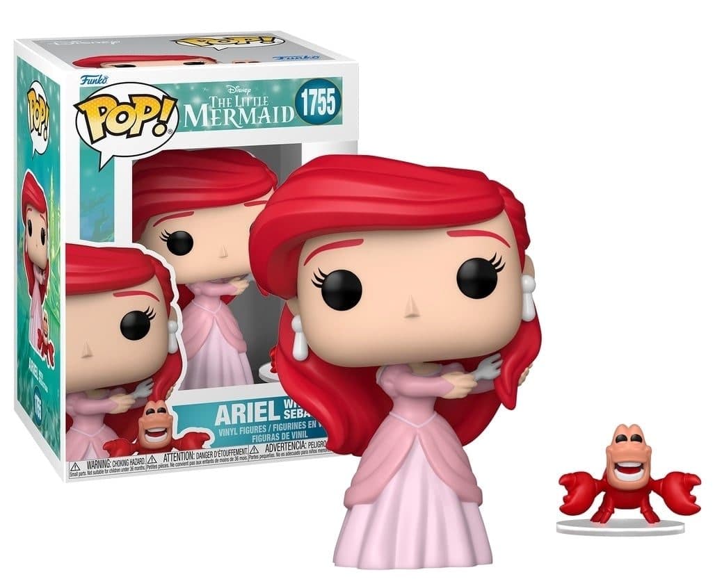 FUNKO POP Disney: The Little Mermaid - 1755 Ariel With Sebastian 9cm - 889698932172