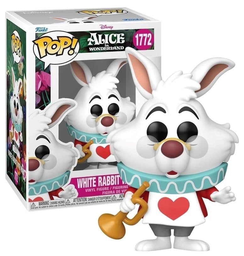 FUNKO POP Disney: Alice In Wonderland - 1772 White Rabbit With Horn 9cm - 889698937832