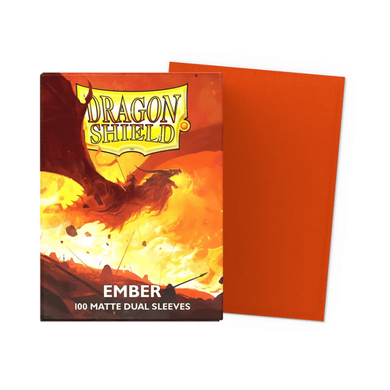 100 Dragon Shield sleeves - EMBER